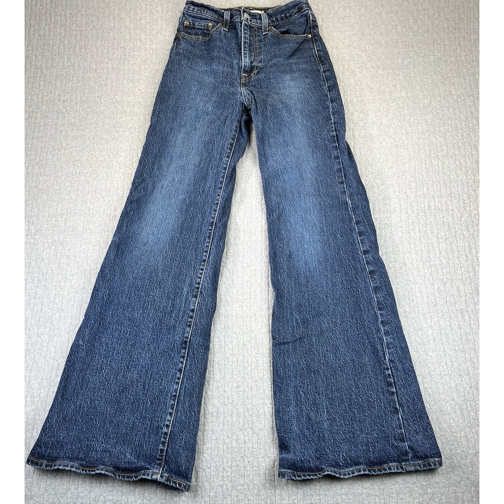 Levis Premium Rib Cage Bell Bottom Boot Cut Dress Jea… - Gem
